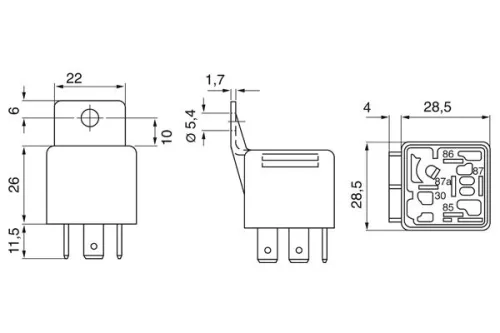 BOSCH Multifunctional Relay (0332209150)
