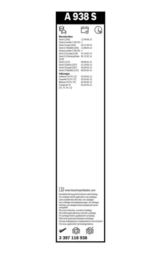 BOSCH Wiper Blade (3397118938)