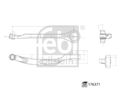 FEBI BILSTEIN 1x Control/Trailing Arm, wheel suspension (176371)