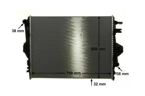 MAHLE Radiator, engine cooling (CR 1183 000P)