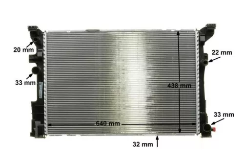 MAHLE Radiator, engine cooling (CR 2171 000P)