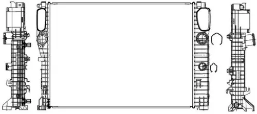 Radiator, engine cooling