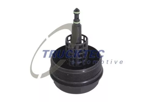 Cap, oil filter housing