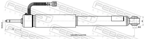 FEBEST Shock Absorber (01110-007R)