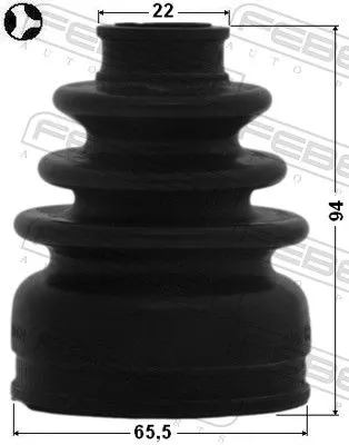 FEBEST Bellow, drive shaft (0115-NGJ10T)