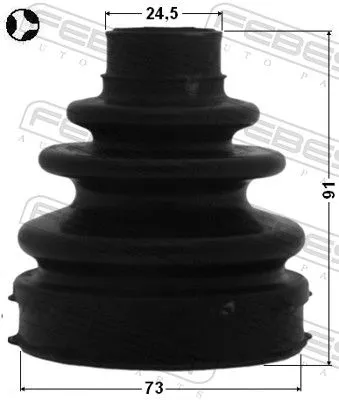 FEBEST Bellow, drive shaft (0115-ZRT270T)