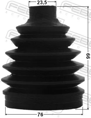 FEBEST Bellow, drive shaft (0117-NGJ10)