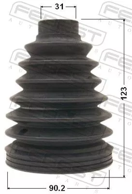 FEBEST Bellow, drive shaft (0117P-038)