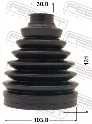 FEBEST Bellow, drive shaft (0117P-067)
