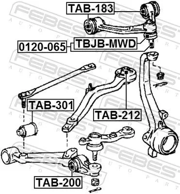 FEBEST Ball Joint (0120-065)
