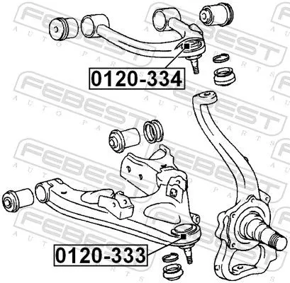 FEBEST Ball Joint (0120-334)