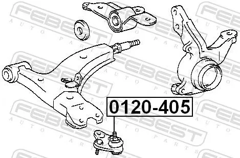 FEBEST Ball Joint (0120-405)