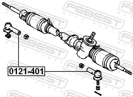 FEBEST Tie Rod End (0121-401)
