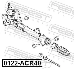 FEBEST Inner Tie Rod (0122-ACR40)