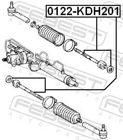 FEBEST Inner Tie Rod (0122-KDH201)