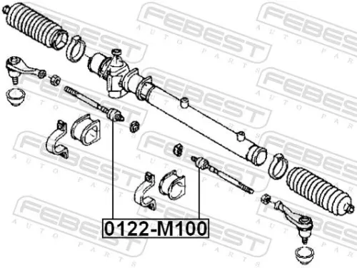 FEBEST Inner Tie Rod (0122-M100)