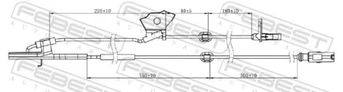 FEBEST Sensor, wheel speed (01606-005)