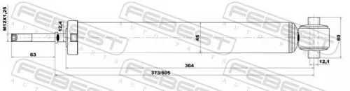 FEBEST Shock Absorber (01650964R)