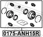 FEBEST Repair Kit, brake caliper (0175-ANH15R)