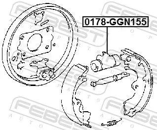 FEBEST Wheel Brake Cylinder (0178-GGN155)
