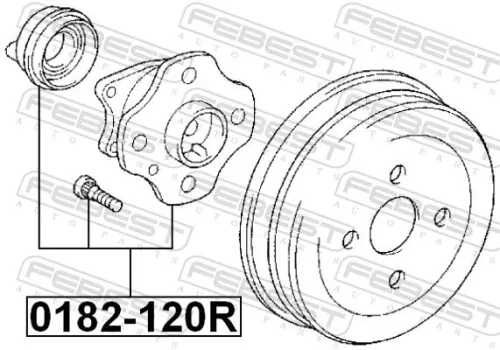 FEBEST Wheel Hub (0182-120R)