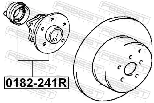 FEBEST Wheel Hub (0182-241R)