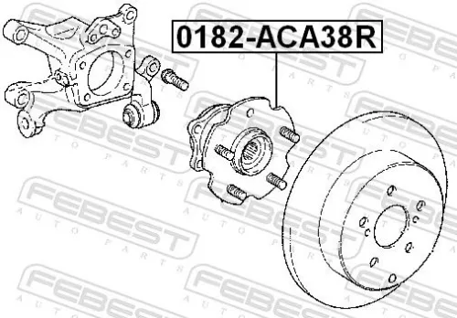 FEBEST Wheel Hub (0182-ACA38R)