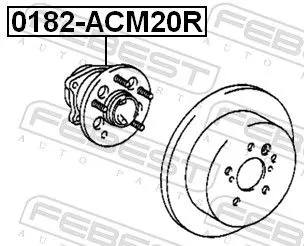 FEBEST Wheel Hub (0182-ACM20R)