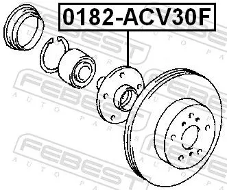 FEBEST Wheel Hub (0182-ACV30F)