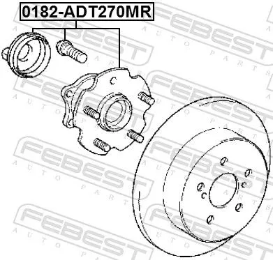 FEBEST Wheel Hub (0182-ADT270MR)