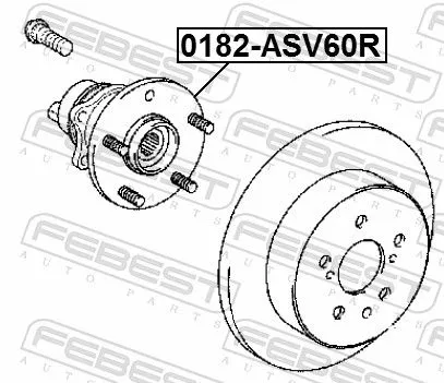 FEBEST Wheel Hub (0182-ASV60R)