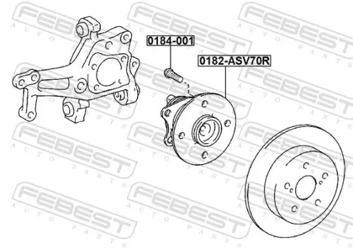 FEBEST Wheel Hub (0182-ASV70R)