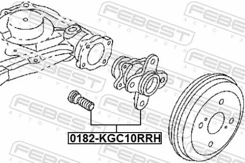 FEBEST Wheel Hub (0182-KGC10RRH)