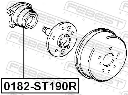 FEBEST Wheel Hub (0182-ST190R)