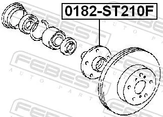 FEBEST Wheel Hub (0182-ST210F)