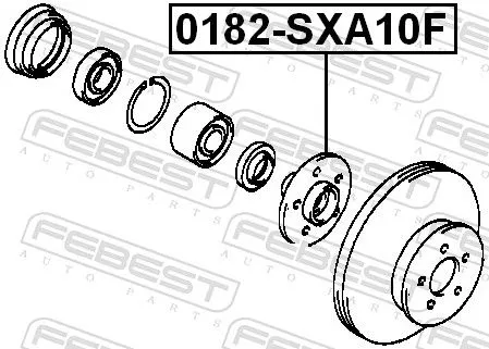 FEBEST Wheel Hub (0182-SXA10F)