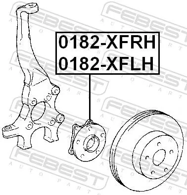 FEBEST Wheel Hub (0182-XFRH)
