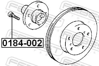 FEBEST Wheel Stud (0184-002)