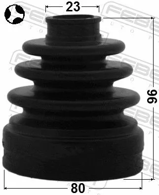 FEBEST Bellow, drive shaft (0215-JJ10ET)