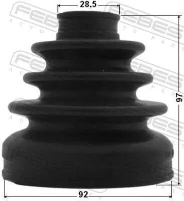 FEBEST Bellow Kit, drive shaft (0215-R51R37)
