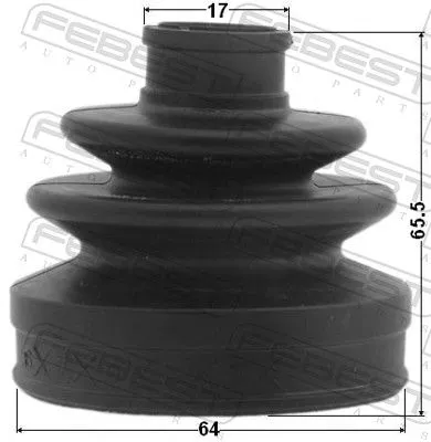 FEBEST Bellow, drive shaft (0217-Z50R)