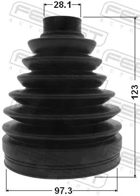 FEBEST Bellow Kit, drive shaft (0217P-J32)