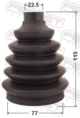 FEBEST Bellow Kit, drive shaft (0217P-N16)