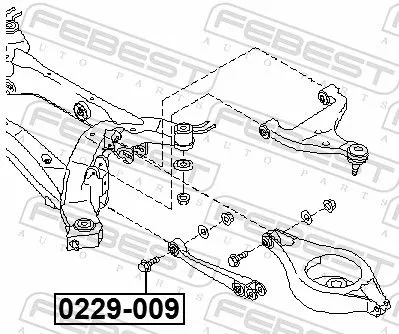 FEBEST Camber Correction Screw (0229-009)