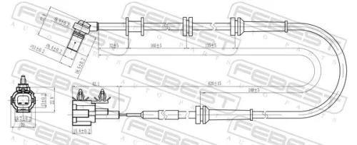 FEBEST Sensor, wheel speed (02606-009)