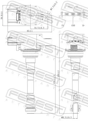 FEBEST Ignition Coil (02640-007)