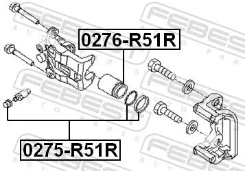 FEBEST Repair Kit, brake caliper (0275-R51R)