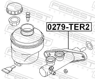 FEBEST Brake Master Cylinder (0279-TER2)