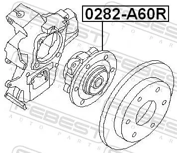 FEBEST Wheel Hub (0282-A60R)
