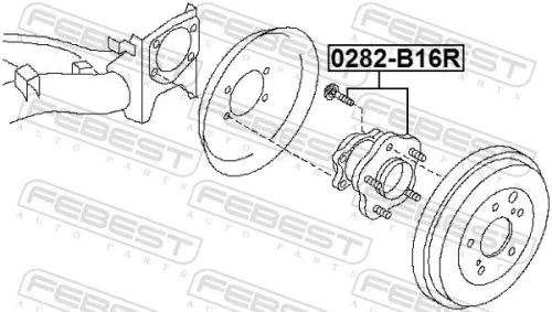 FEBEST Wheel Hub (0282-B16R)